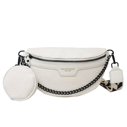Sac banane femme fleuri
