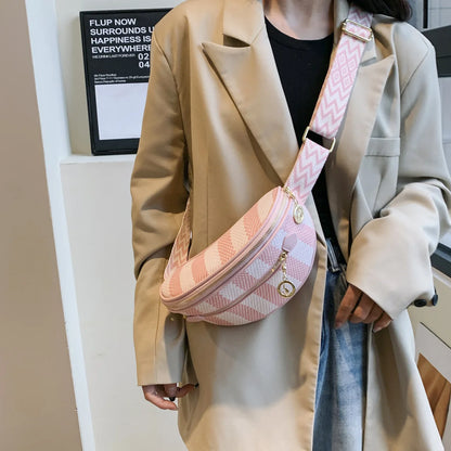 Sac banane rayé