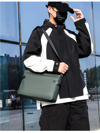 Sac à bandoulière étanche pour hommes, grande capacité, sacoche pour hommes, Style minimaliste, sac à main, sacs à bandoulière Bolsos