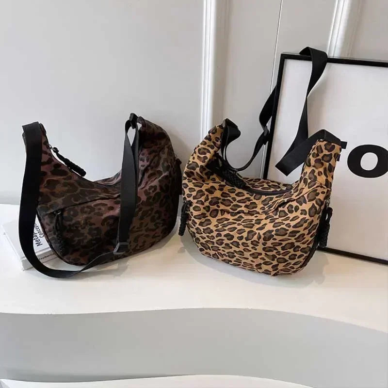 Sac bandoulière léopard
