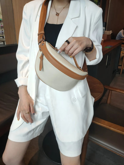 Sac banane cuir luxe