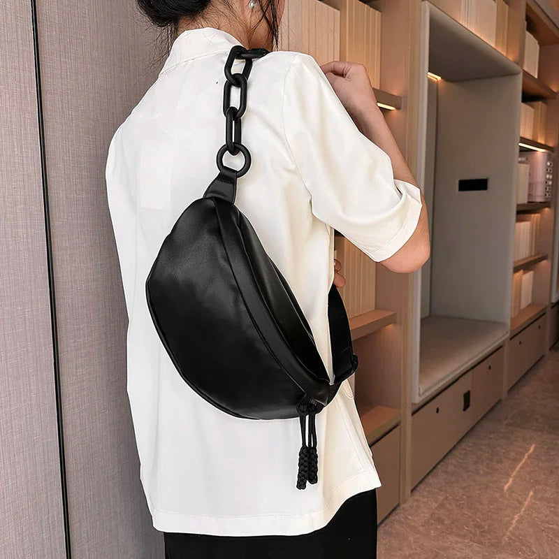 Sac banane femme noir