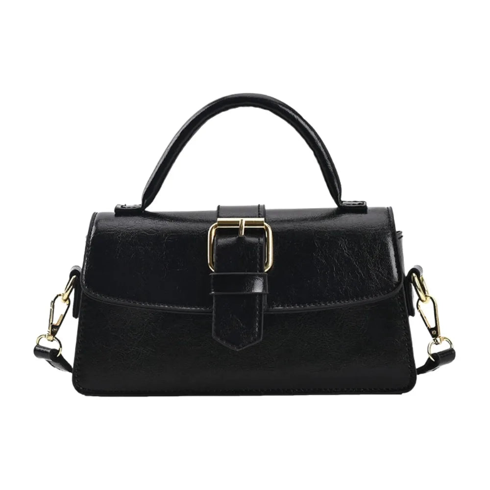 Sac à main coréen en cuir PU pour femmes, sac à bandoulière carré coréen sous les bras, grande capacité, polyvalent