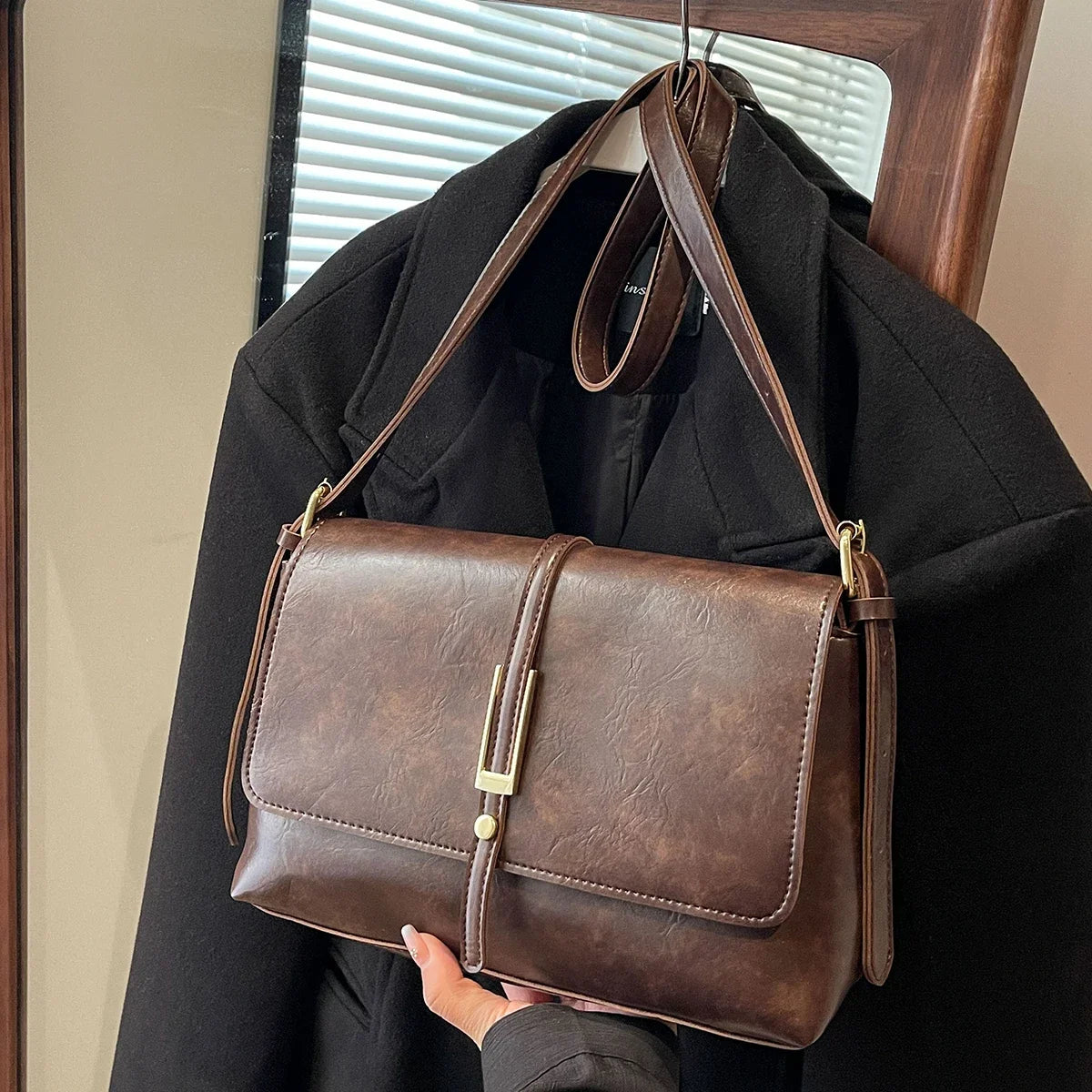 Sac à bandoulière pour femmes d'âge moyen et âgées, sac pour belle-mère, élégant, simple épaule, petit sac à dos