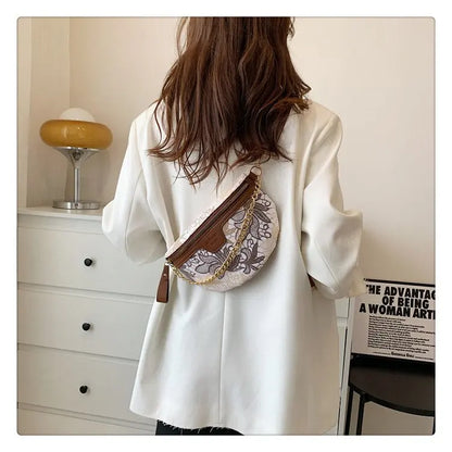 Sac banane fleuri