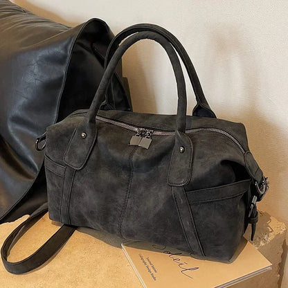 Sacs à bandoulière en cuir PU pour femmes, Design rétro, mode coréenne, sac à aisselles de grande capacité, fourre-tout, 2024
