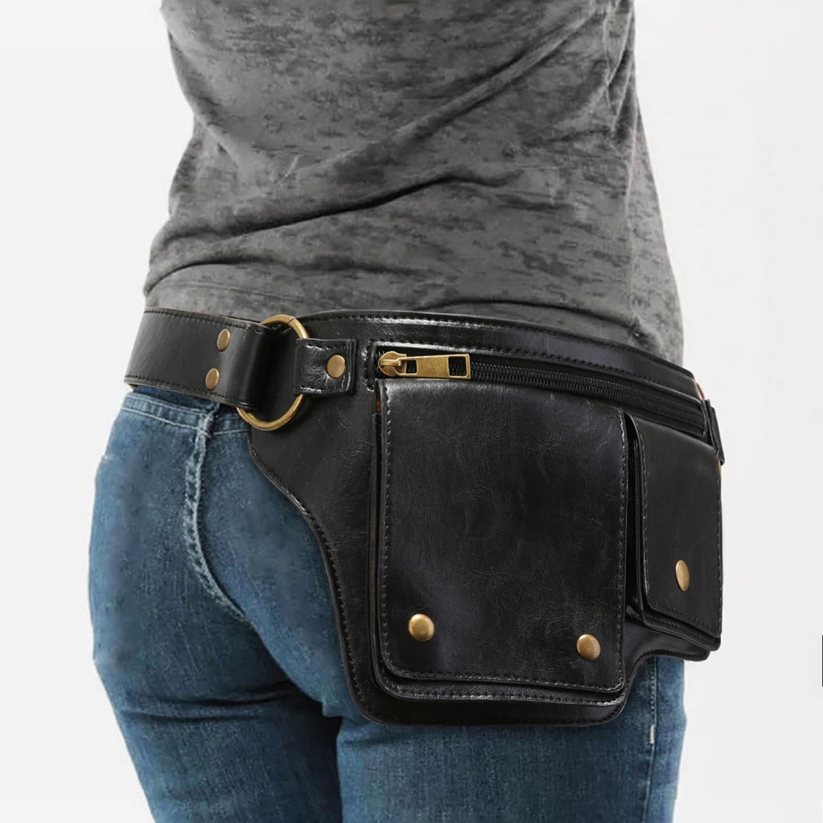 Sac de jambe moto femme