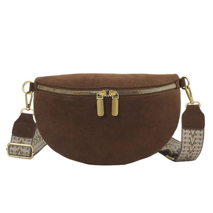 Sac banane daim femme