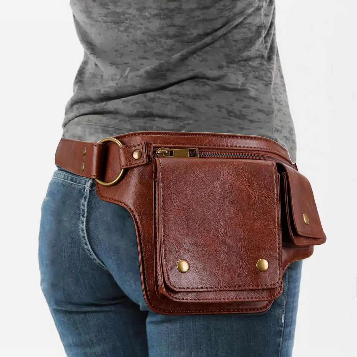 Sac de jambe moto femme