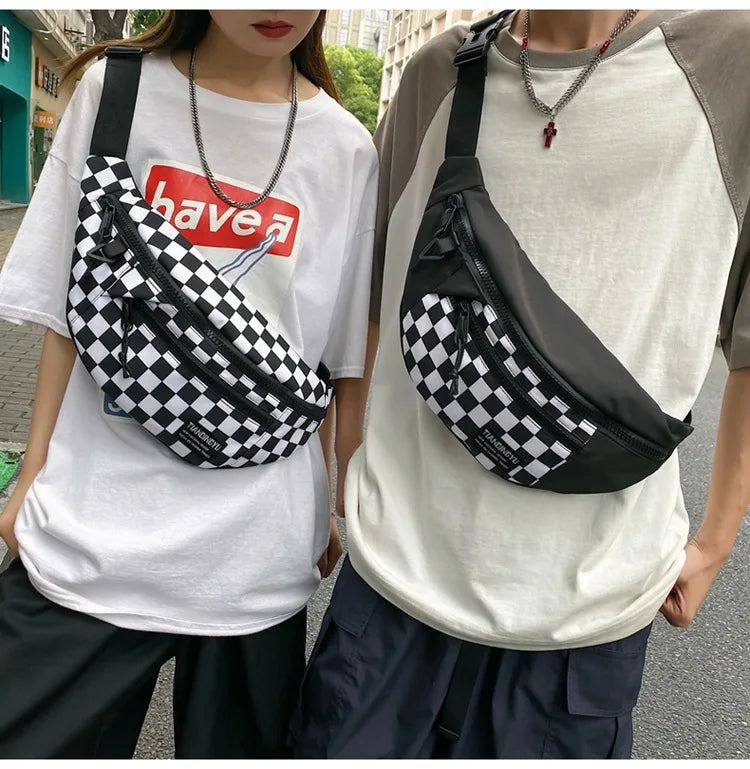 Sac banane damier