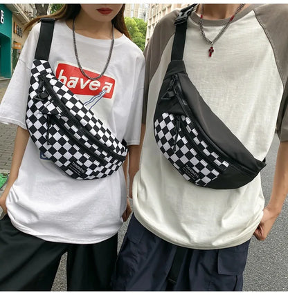 Sac banane damier