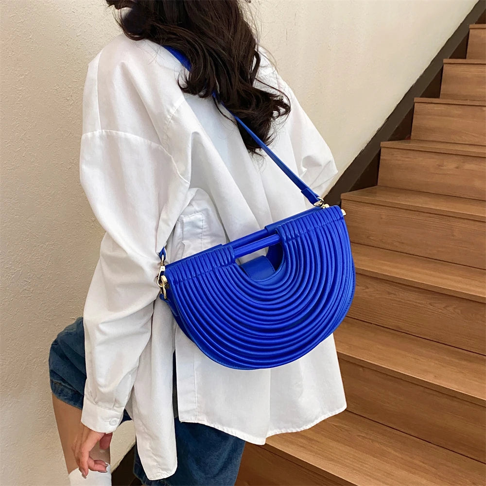 Sac demi-lune luxe
