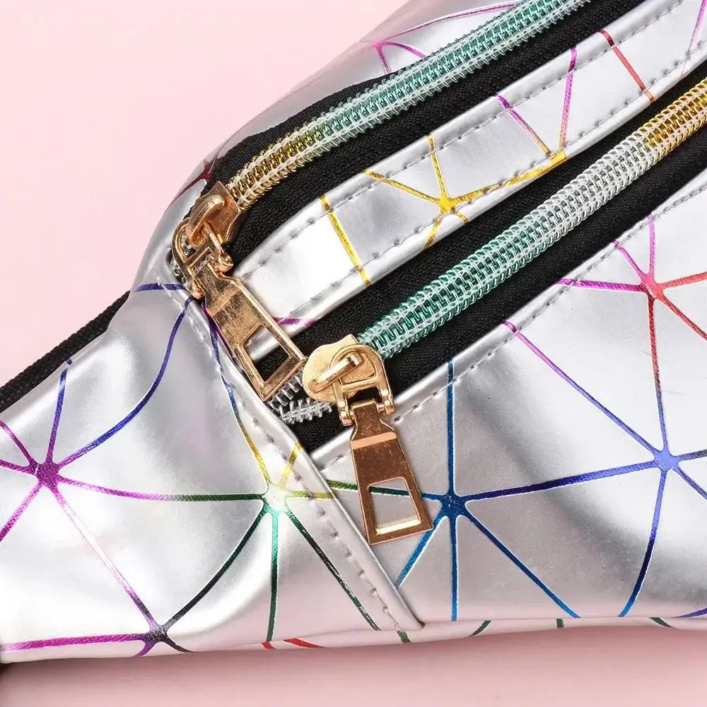 Sac banane femme holographique
