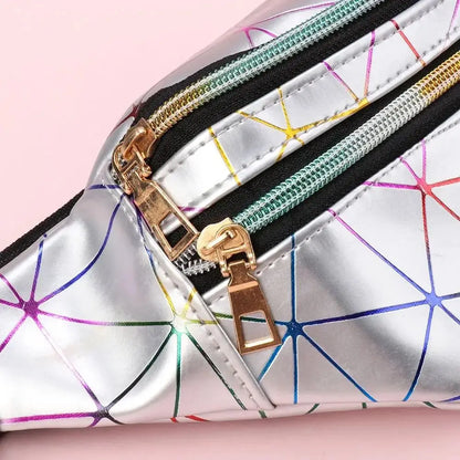 Sac banane femme holographique