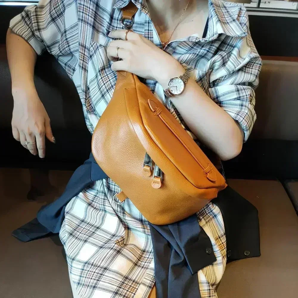 Sac banane cuir pour femme