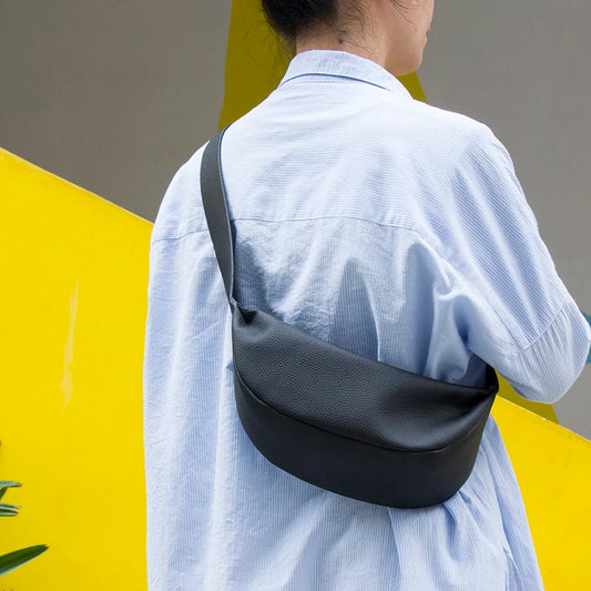 Sac à main banane cuir