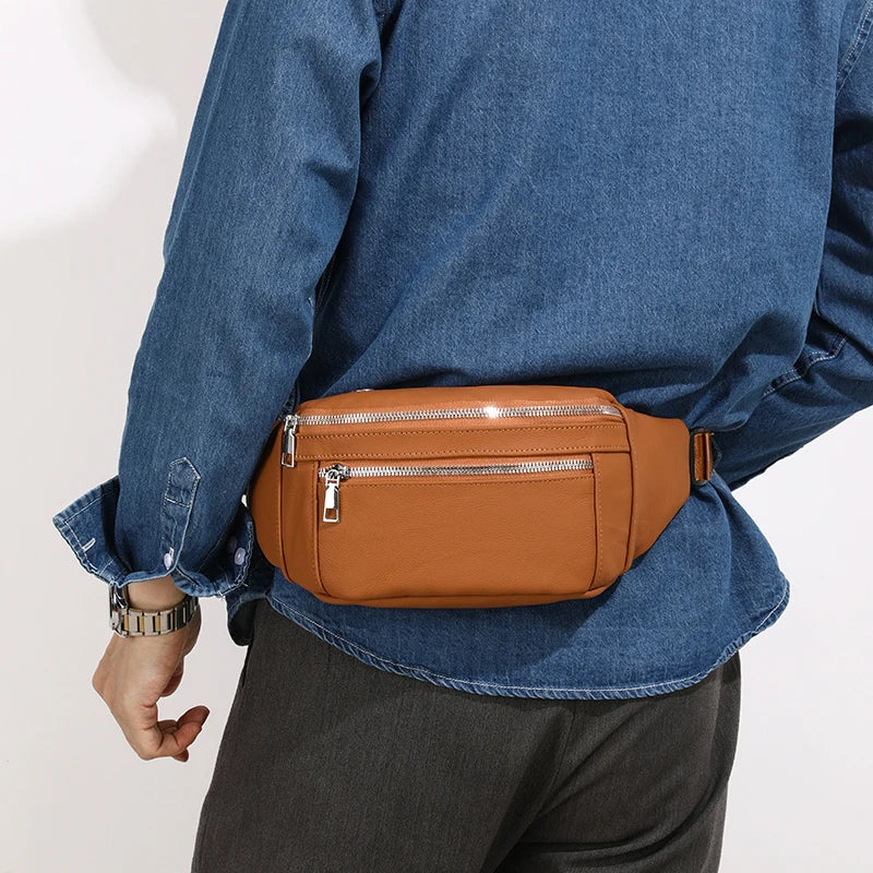 Sac poitrine homme cuir