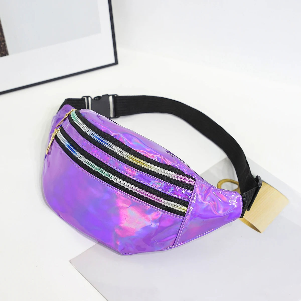 Sac banane irisé femme
