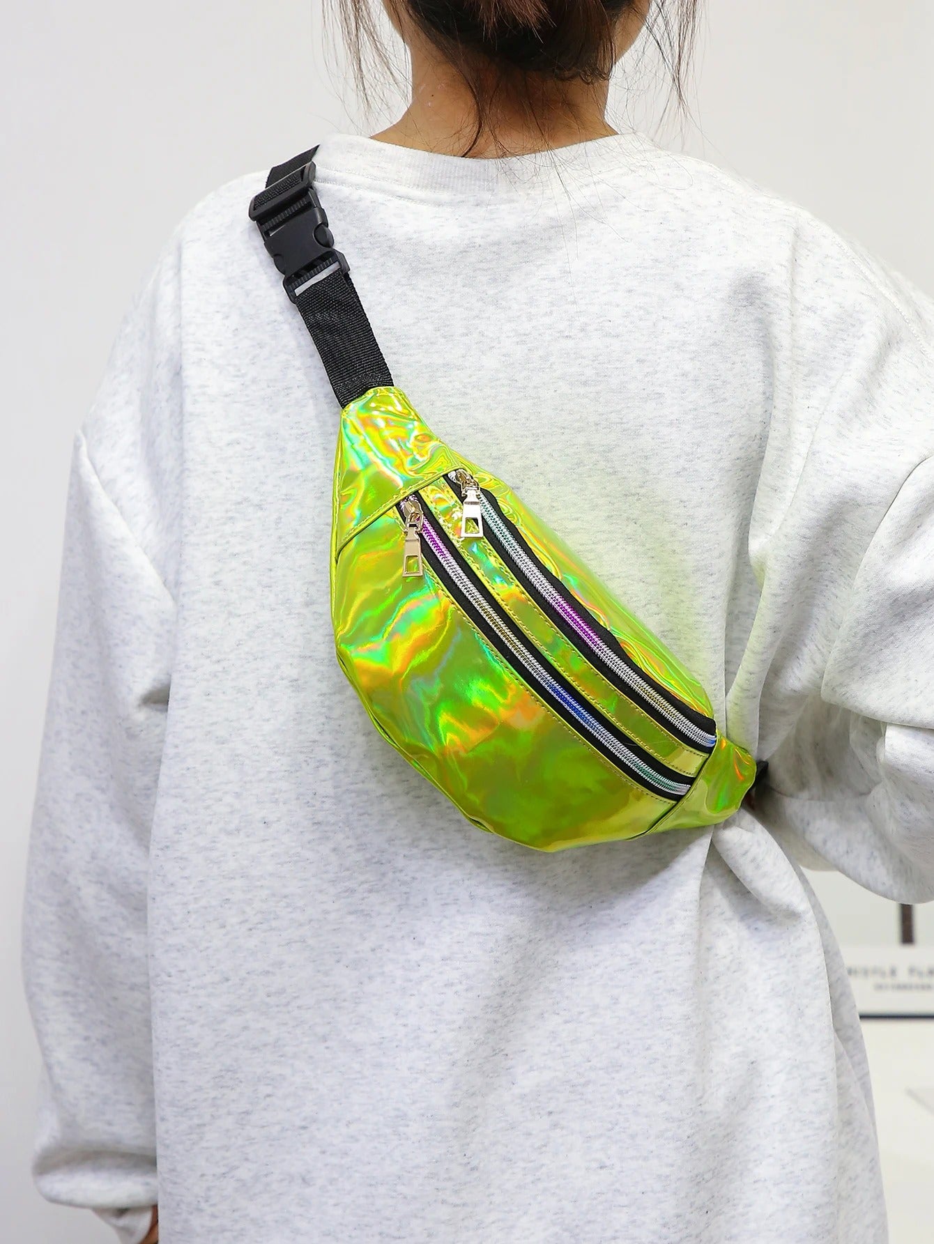 Sac banane irisé femme
