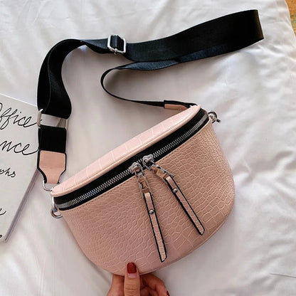 Sac bandoulière croco