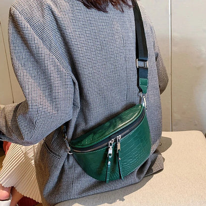 Sac bandoulière croco