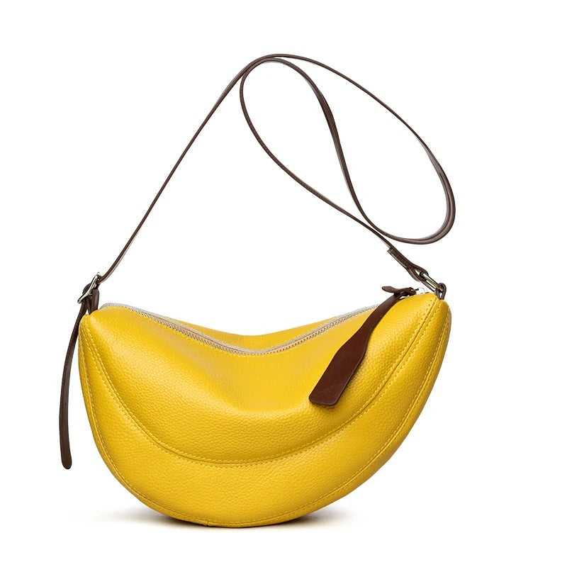 Sac demi-lune cuir