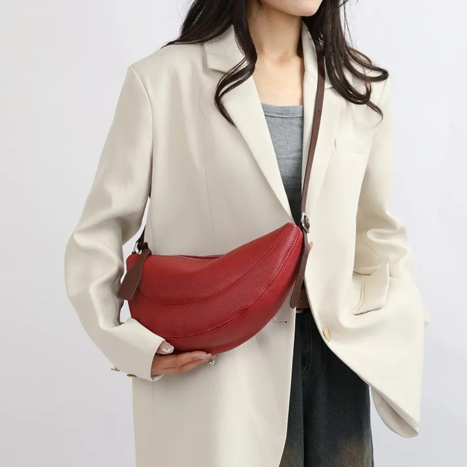 Sac demi-lune cuir