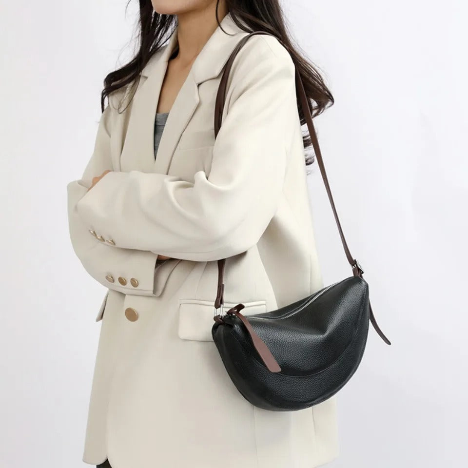 Sac demi-lune cuir