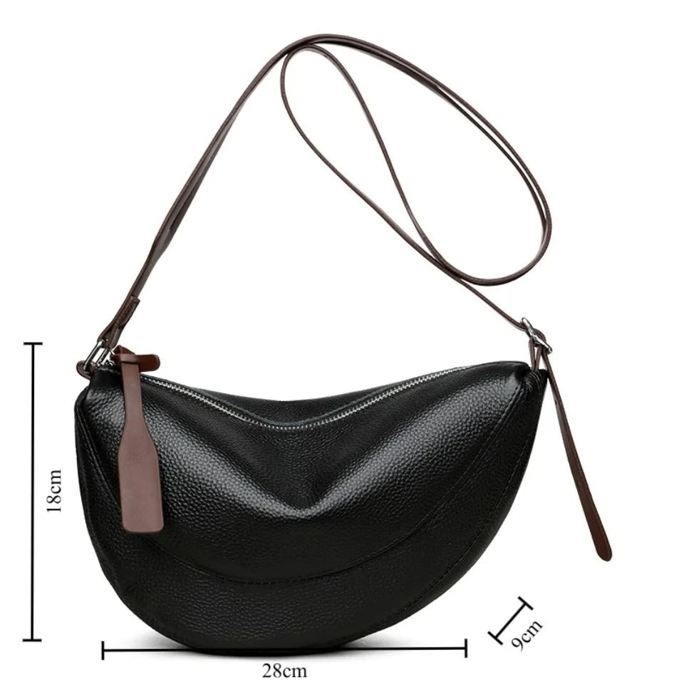 Sac demi-lune cuir