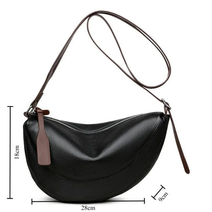 Sac demi-lune cuir