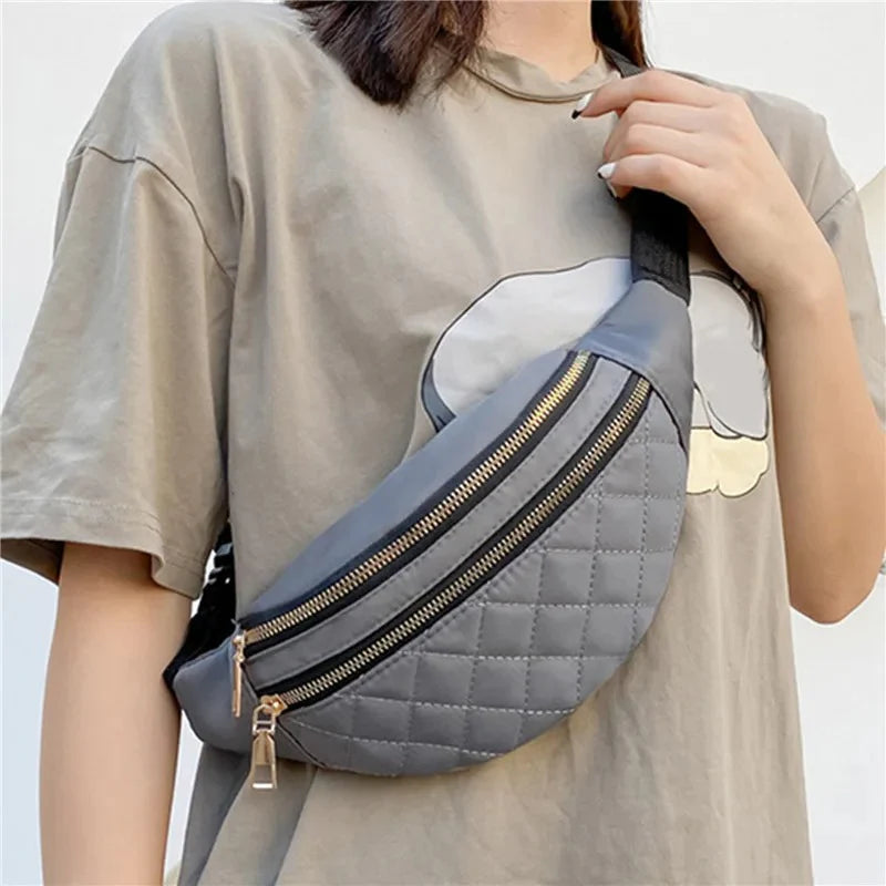 Sac banane femme matelassé