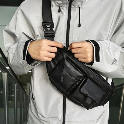 Sac banane noir homme