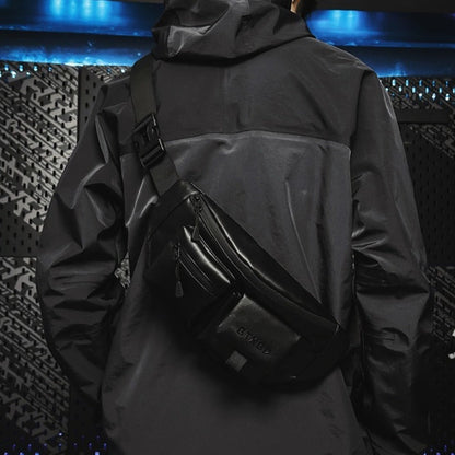 Sac banane noir homme