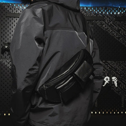 Sac banane noir homme