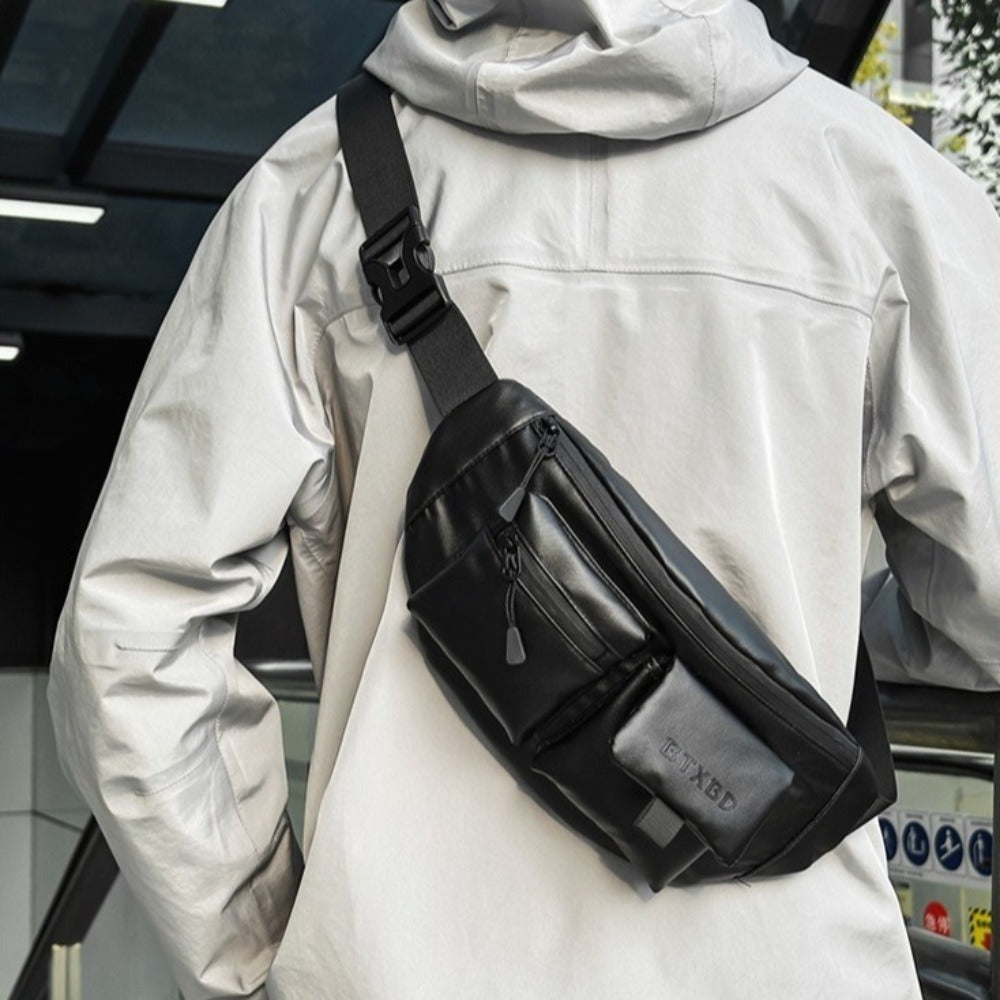Sac banane noir homme