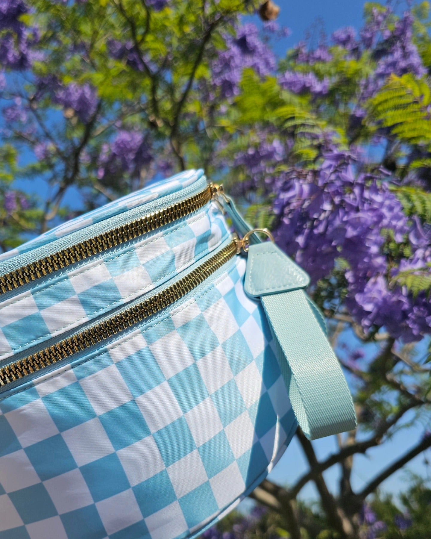 Sac banane carreaux