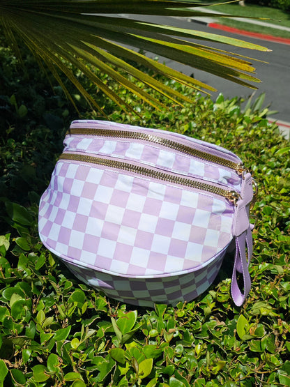 Sac banane carreaux